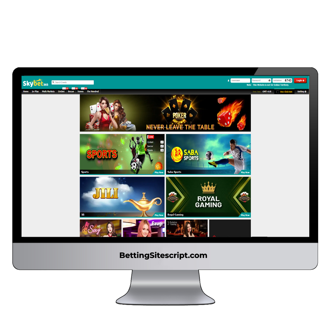 Skybet365 Betting Site & Casino Script