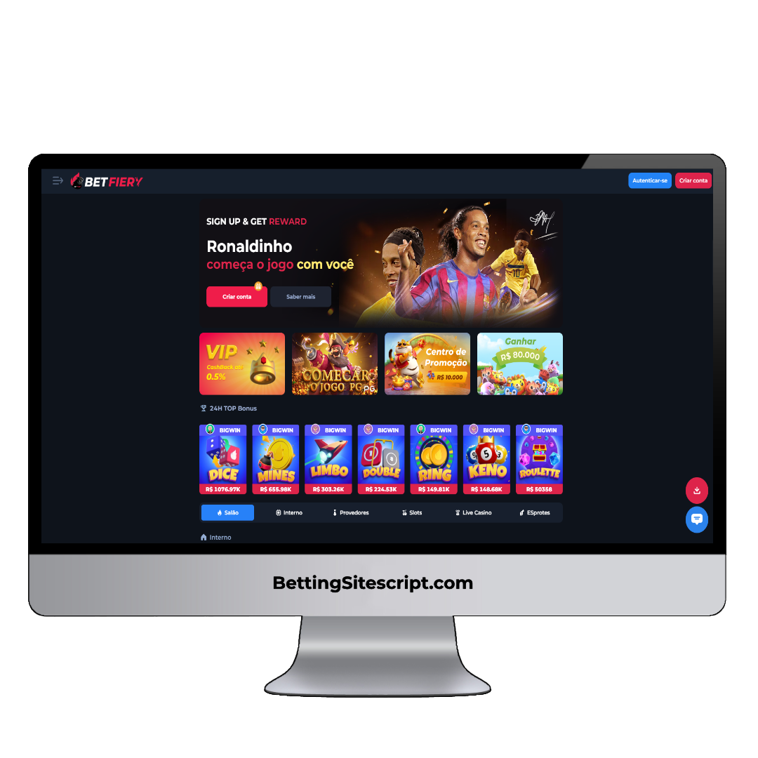 Betfiery Casino & Betting Site Script