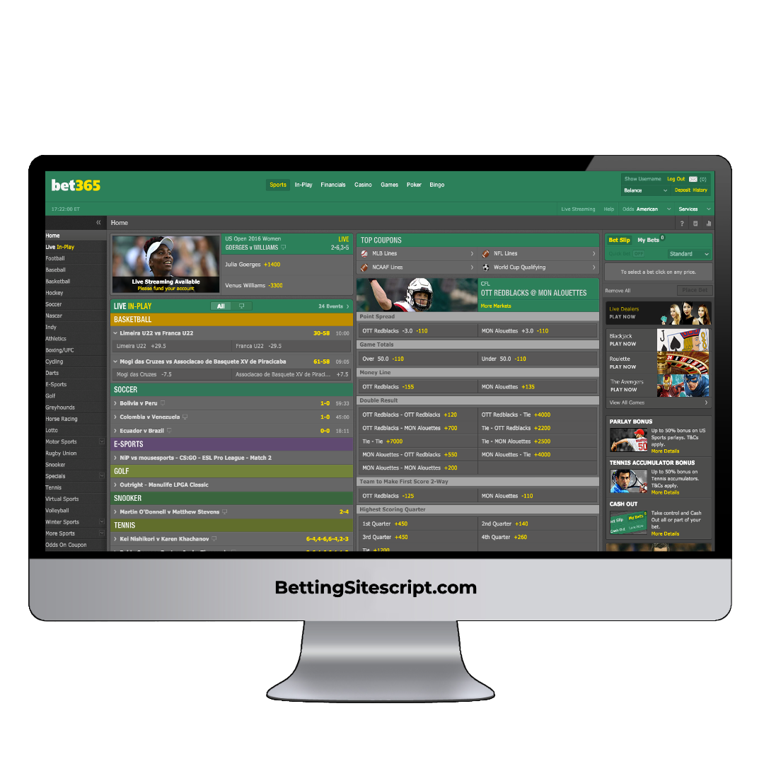 Bet365-Betting Site & Casino Script