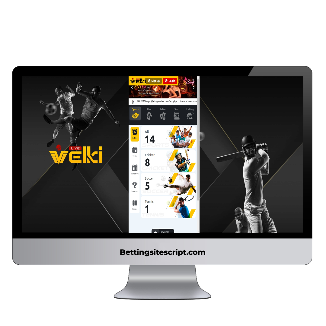 Velki-Betting Site & Casino Script